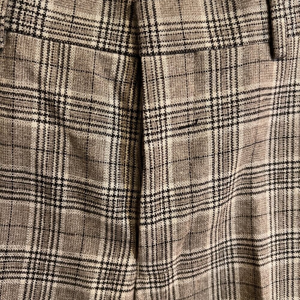 NWT Topman Double Breasted Taupe Plaid Suit, Men's 40R - Picture 11 of 16
